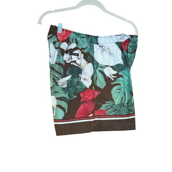 Dolce & Gabbana Floral Print Mid-Length Men’s Swim Shorts US Size S - Picture 3 of 16